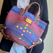 Zamba Okapu (Studded) Kiondo Bag
