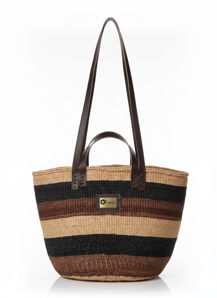 Zuhura Classic Okapu Kiondo Bag