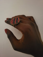 Nguru Ring - Black + Red