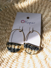 Kendo Earrings - Black + White